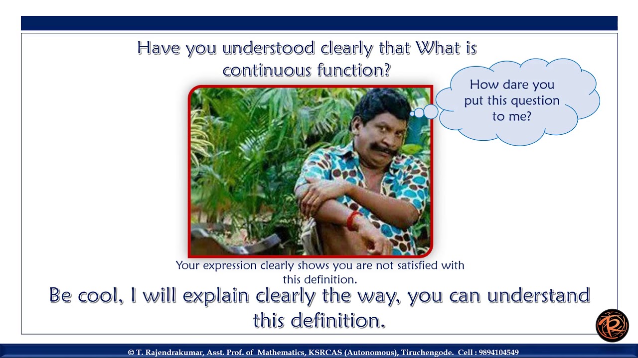 What is continuous function? - YouTube