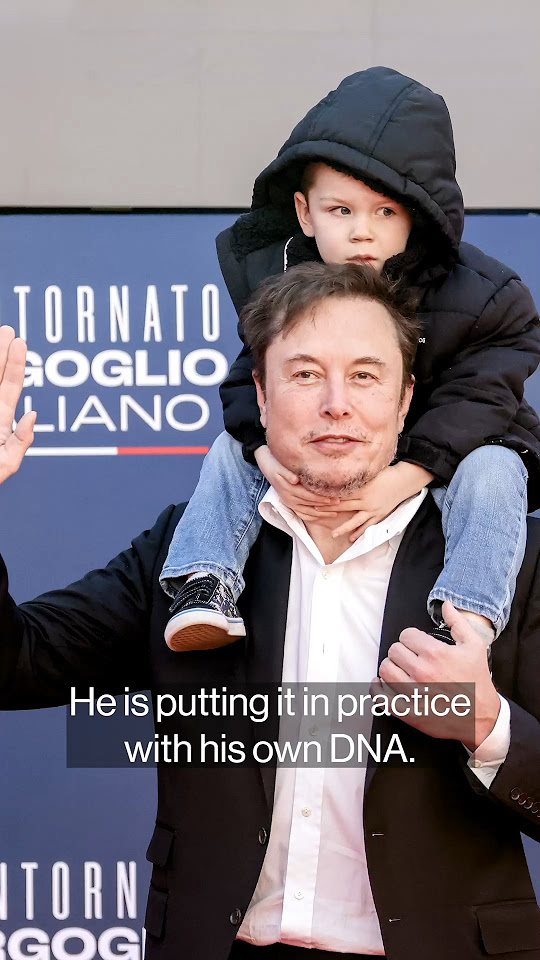 Why does Elon Musk want people to have more babies? #technology #shorts