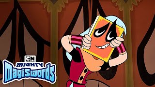 Cursed Masked Magisword | San Diego Comic Con | Mighty Magiswords | Cartoon Network Cursed Masked Magisword | San Diego Comic Con | Mighty Magiswords | Cartoon Network