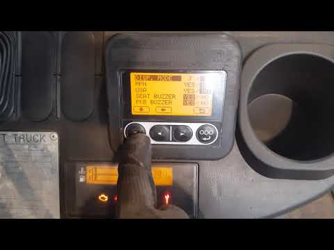 How To - Access to the mask menu - Toyota 8 series forklift