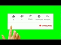 subscribe button green screen with sound/subscribe green screen/subscribe and bell icon green screen