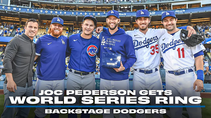 Joc Pederson Gets World Series Ring - Backstage Do...