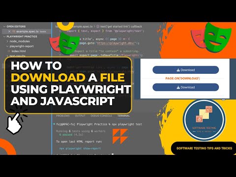 Playwright Tutorial -  automate downloads using Playwright?