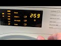 How to enter service mode on a Miele W1 washing machine