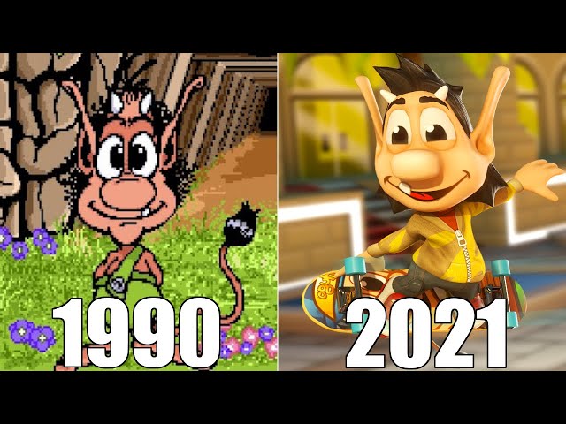 Evolution of Hugo Games [1990-2021] class=