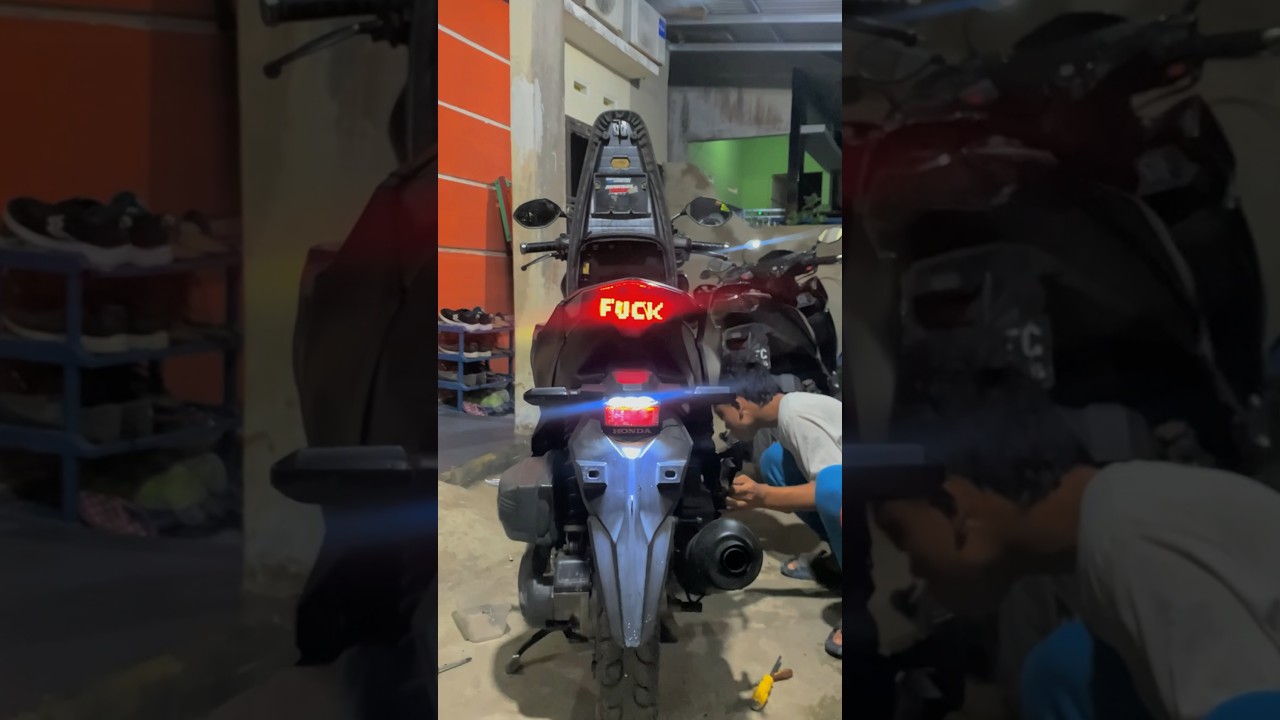 STOPLAMP TEXT 40 ANIMASI #stoplamp #pontianak #fyp #platkb #variomodifikasi