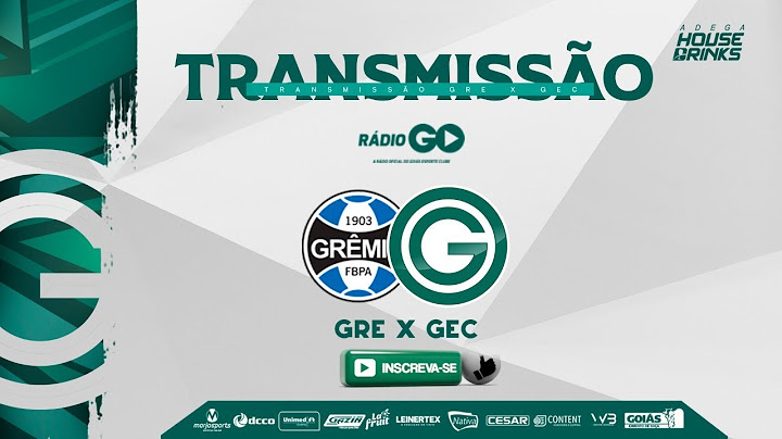 AO VIVO GRÊMIO X GOIÁS