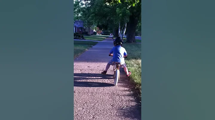Balancing on a bike