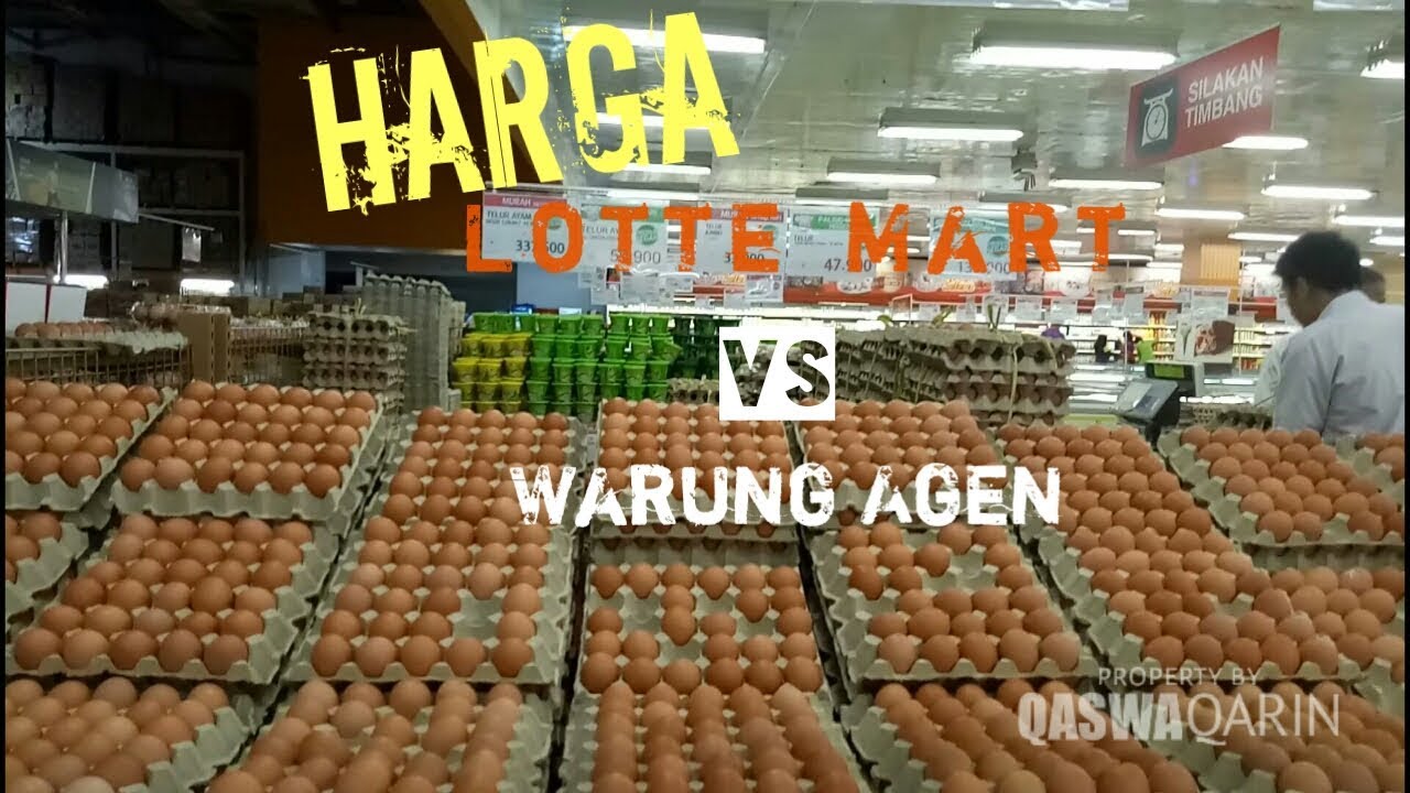 Bandingkan Harga  di  Lotte  Mart  dan agen sembako YouTube