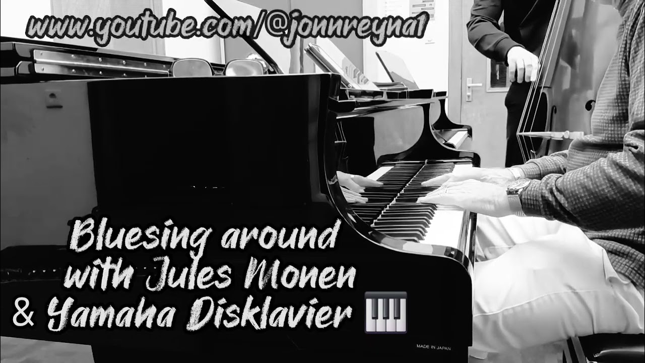 Bluesing around the Yamaha Disklavier Grand Piano with Jules Monen