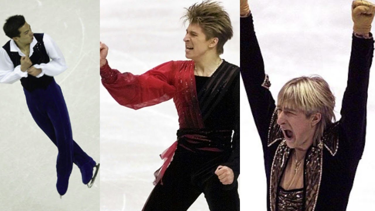 Men's event | 2001 Worlds | Plushenko 🇷🇺🥇Yagudin 🇷🇺🥈 Eldredge 🇺🇸🥉Liu 🇦🇺
