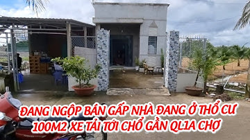 MS:1253(BÁN RỒI)Đau lòng khi bán nhà đang ở.Thổ cư 100m2 xe Ôtô tải tới chổ,cách quốc lộ 1A 500m.