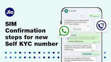 How to complete SIM confirmation for your new Self KYC Jio number