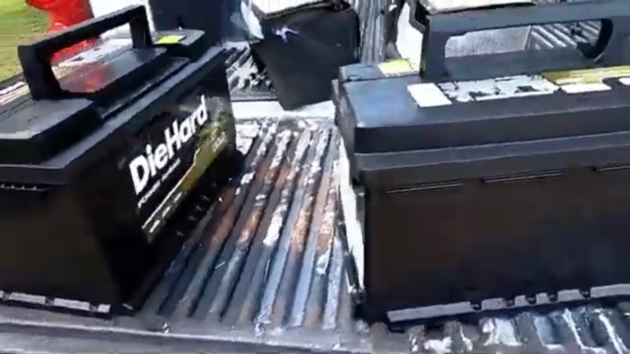 Replacing the Batteries on my 2012 Ram 3500 6.7 Cummins diesel! - YouTube