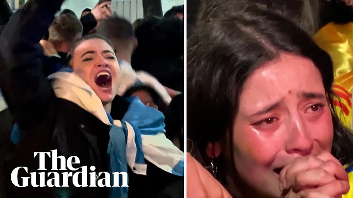 Argentina fans celebrate Copa América victory as Colombia supporters are left heartbroken