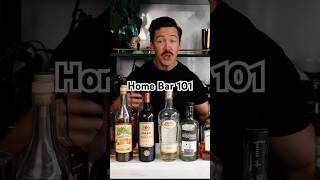 How to choose the right bottles & cocktails for YOUR home bar! Home bar 101 #homebar #shorts