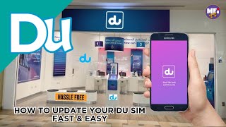 HOW TO UPDATE DU SIM CARD USING UAE PASS AND EMIRATES ID | STEP BY STEP GUIDE | TAGLISH |  MEI YT