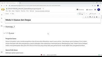 Konsep Queue dan Deque