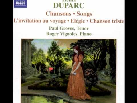 "Le Manoir De Rosemonde" (Duparc) - Paul Groves