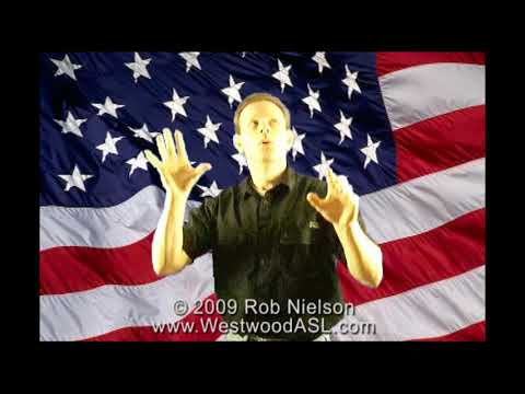 Star-Spangled Banner in American Sign Language (AS...