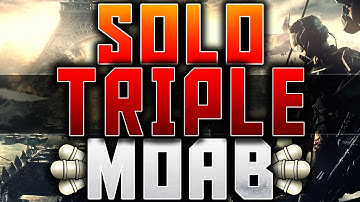 MW3: INSANE SOLO TRIPLE MOAB w/ GOLD MP7 ON DOME! - Be Happy!