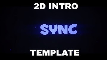 AWESOME BLENDER ONLY SYNC 2D INTRO TEMPLATE ~ DopeArtz | FREE INTROS