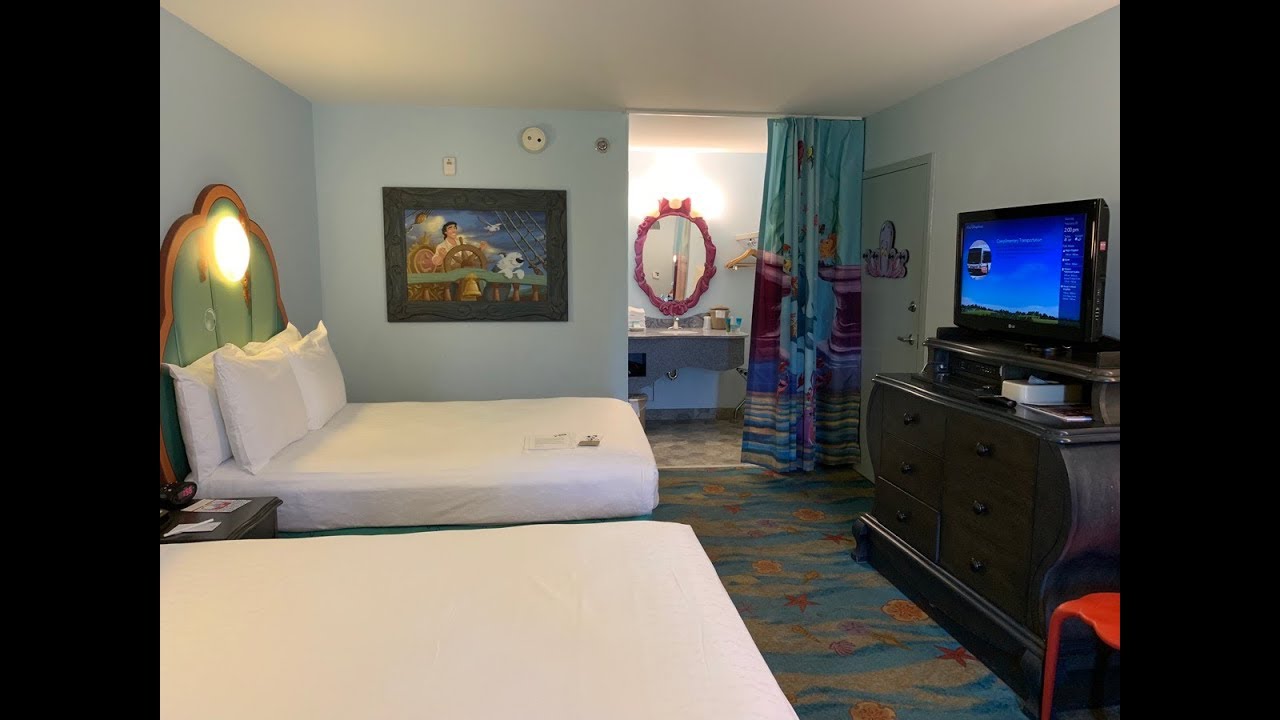 Disney S Art Of Animation Little Mermaid Standard Room Walkthrough