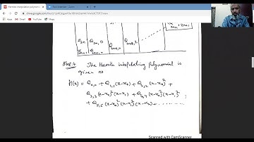 Hermite Interpolation Polynomial