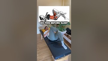 Do this before you sleep. It relieves low back pain! 🤩🤩🤩#lowbackpain #backpain