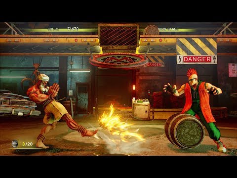 스트리트 파이터 5 아케이드 에디션 - 아케이드 모드 100원어치 플레이 영상 (Street Fighter 5 AE / PS4)