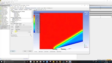Laminar 2D Supersonic Flow Over a Wedge ANSYS Fluent 19.2 CFD