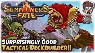 SURPRISINGLY Good Roguelike Tactics Deckbuilder! | Let's Try Summoners Fate