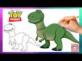 How To Draw Rex from Toy Story | Drawing Tutorial