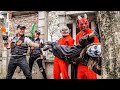 [ 1 Hour Nerf War ] Warriors Black Nerf Guns Fight Crime RED SATAN Mask Bloody Battlefield