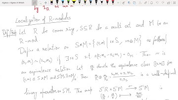 BMath Algebra III: Rings and modules - Lecture 29