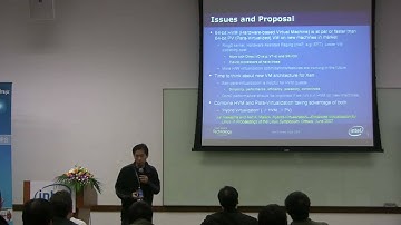 Xen Summit 2009 - Jun Nakajima: Optimizing & Enhancing VM for Cloud Computing 1/3