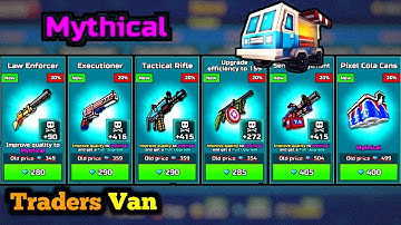 Traders Van Mythical Weapons - Pixel Gun 3D