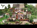 Sims 4 OVERGROWN COTTAGE 🌼 | THE SIMS 4 - Speed Build (NO CC)