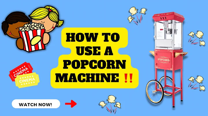 HOW TO OPERATE A POPCORN MACHINE ‼️