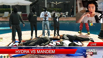 Nora Reacts to Hydra VS Mandem | GTA 5 RP NoPixel