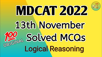 ETEA Medical Entrance Test 2022 logical reasoning portion