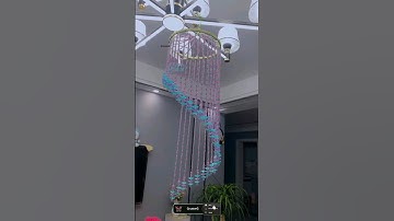 Pearl Wind Chimes Tutorial | wind chime tutorial at home | Home decor | wind chimes | #shorts #viral