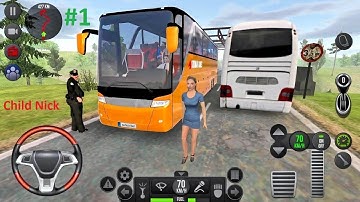 Bus Simulator : Ultimate - Night Mod | Android IOS Gameplay  # Part1 | Racing Game - # Chuld_Nick