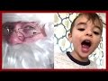 TODDLER SCREAMS AT SANTA!! | Sam &amp; Nia