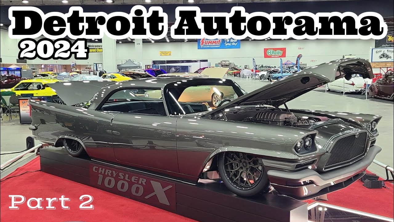 DETROIT AUTORAMA 2024 Over 2 hours of Amazing Hot Rods, Customs