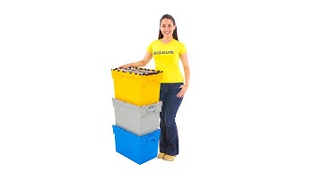 BiGDUG Attached Lid Storage Container