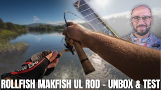 Rollfish Makfish Ultralight Fishing Rod Review: Unboxing & 'First' Catch!