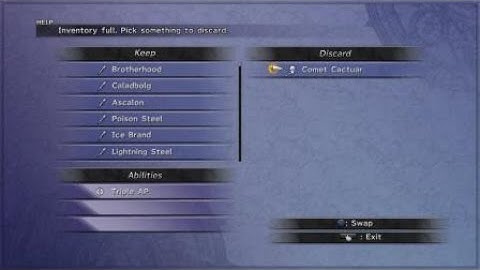 FFX One-eye Triple AP Weapon Farm