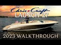 2023 chriscraft launch 27 walkthrough