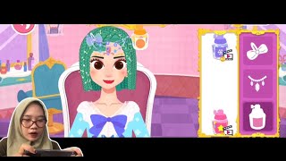 Tata rias putri|bola salju BABYBUS#mainan #games #salon #barbie screenshot 2
